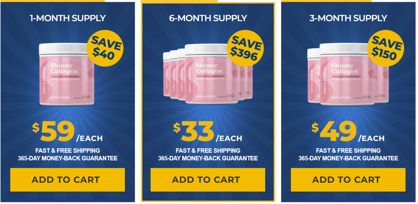 Skinny Collagen Prices